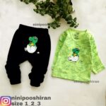 بلوز شلوار دایناسور تخم مرغی