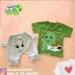 تیشرت شلوارک لاک پشت مهربون