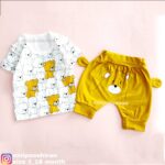 تیشرت شلوارک خرس چهار قلو