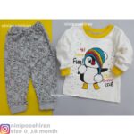 سه تیکه بلوز شلوار پنگوئن برفی