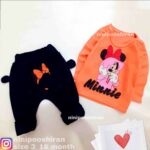 بلوز شلوار میکی موس گلبهی