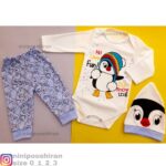 بادی شلوار پنگوئن برفی