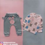 بلوز شلوار خرگوش تمام چاپ