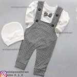 سرهمی چهارخونه پاپیونی