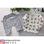 بلوز شلوار خرس طوسی