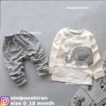 بلوز شلوار فیل راه راه