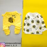 بلوز شلوار زنبور طلایی