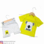 تیشرت شلوارک کوالا فسفری