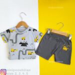 تیشرت شلوارک ماشین راه سازی