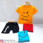 تیشرت شلوارک لبخند چشمکی