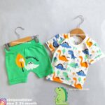 تیشرت شلوارک دایناسور گیاه خوار