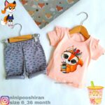 تیشرت شلوارک روباه ملوس