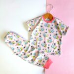 تیشرت شلوار گور خر صورتی