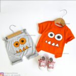 تیشرت شلوارک هیولا کوچولو