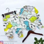 بلوز شلوار رد پای دایناسور