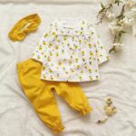 شومیز شلوار گل بابونه کد 161