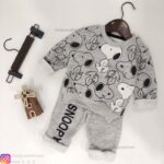 بلوز شلوار اسنوپی طوسی