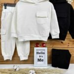 هودی شلوار دورس جیب دار کد 504