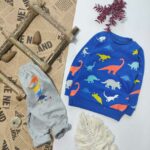 بلوز شلوار جزیره دایناسورها کد 153