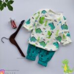 بلوز شلوار درخت و دایناسور کد 108