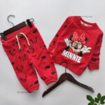 بلوز شلوار مینی موس قرمز کد 123