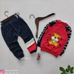 بلوز شلوار ببر قرمز کد 122