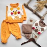 بلوز شلوار خرس لپ قرمزی کد 167