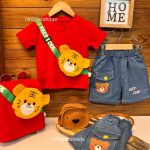 تیشرت شلوارک ببر کیفی کد 280