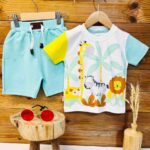 تیشرت شلوارک جنگل حیوانات کد 330