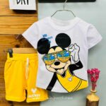تیشرت شلوارک میکی موس عینکی کد 354