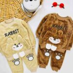 بلوز شلوار ربیت پشمالو کد 365