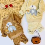 بلوز شلوار فیل پشمالو کد 372