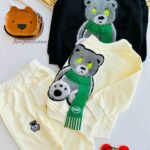 بلوز شلوار خرس برفی کد 405