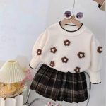 ست بلوز دامن گلی ( وارداتی ) کد 1247