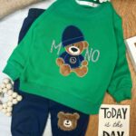 بلوز شلوار خرس کلاه دار کد 489