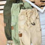 شلوار شش جیب کتان کد 433