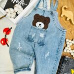 پیشبندی جین خرس قهوه ای کد 499