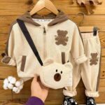 سویشرت شلوار تدی بیسکویتی کد 536