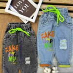 شلوار جین زاپ دار رنگی کد 527