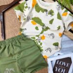 تیشرت شلوارک پلنگی کد 598