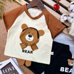 تیشرت شلوارک وارداتی کیف خرسی کد 621