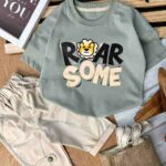 تیشرت شلوارک شیر کد 677