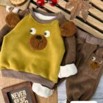 بلوز شلوار تدی پشمالو کد 832