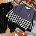 بلوز شلوار راه راه دو تیکه کد 853