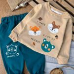 بلوز شلوار روباه کد 855