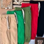 شلوار دورس جاگری رنگی کد 878