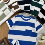 تیشرت بیسکویتی راه راه کد 985