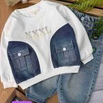 بلوز تک دورس و جین XXXL  (وارداتی ) کد1005