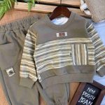 بلوز شلوار راه راه لبخند 1017