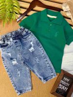 شلوار جین ساده آبی تیره کد 1019